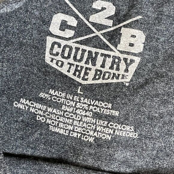 Country to the Bone Sleeveless tshirt  large - Picture 9 of 9